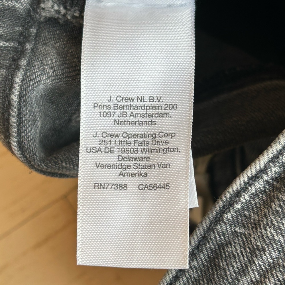 Madewell The Perfect Vintage Straight Jean in Meaford Wash: Seamed Edition Sz 26 - Picture 15 of 16
